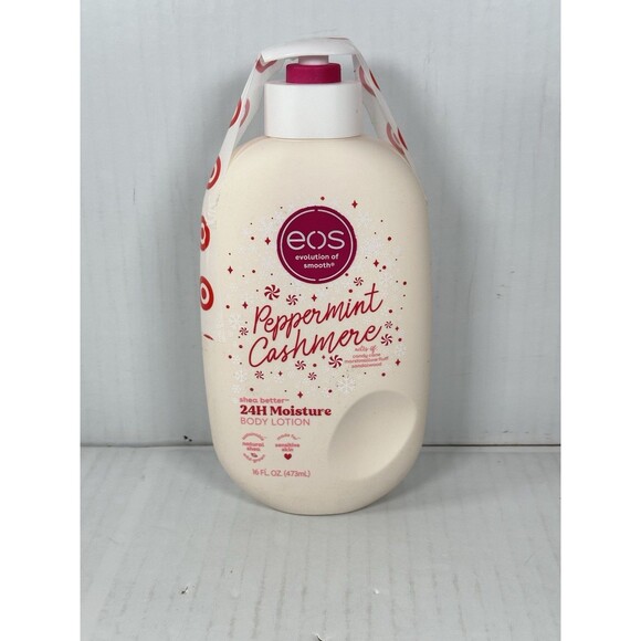 Eos Peppermint Cashmere Body Lotion Limited Edition 16 oz 24H Moisture NEW - Picture 1 of 2